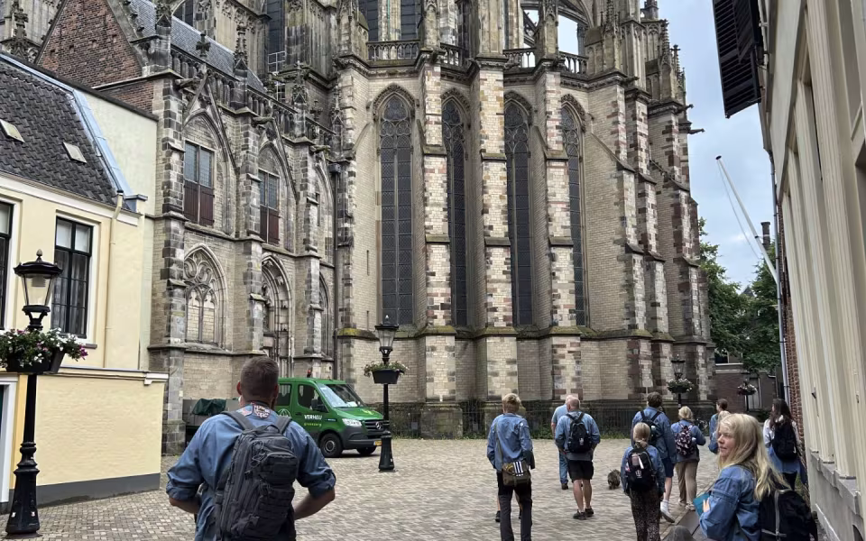Onsdagens besøg ved St. Martin’s Cathedral i Utrecht – en imponerende og smuk oplevelse, vi alle nød