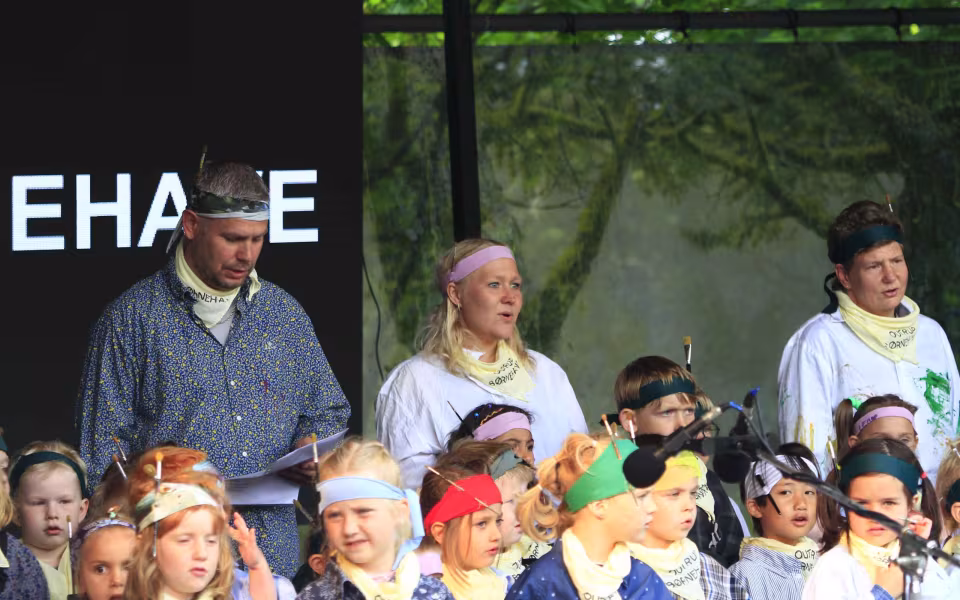 Børnemusik festival i Outrup strålende succes