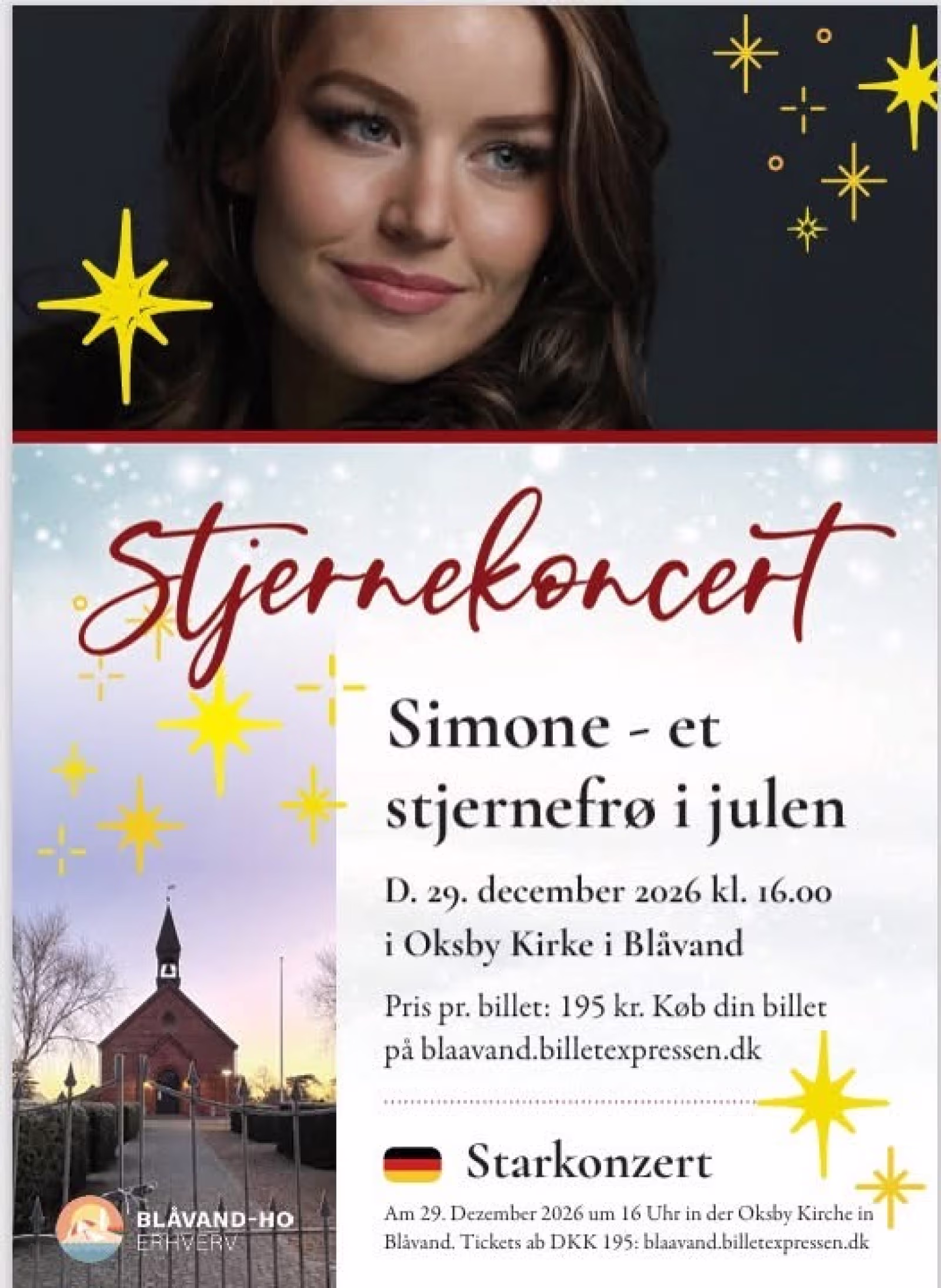 Simone synger julen ind