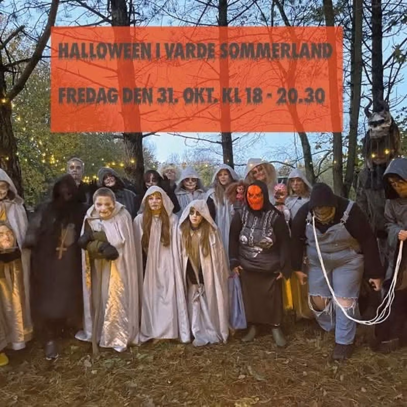 Halloween-uhygge i Varde Sommerland