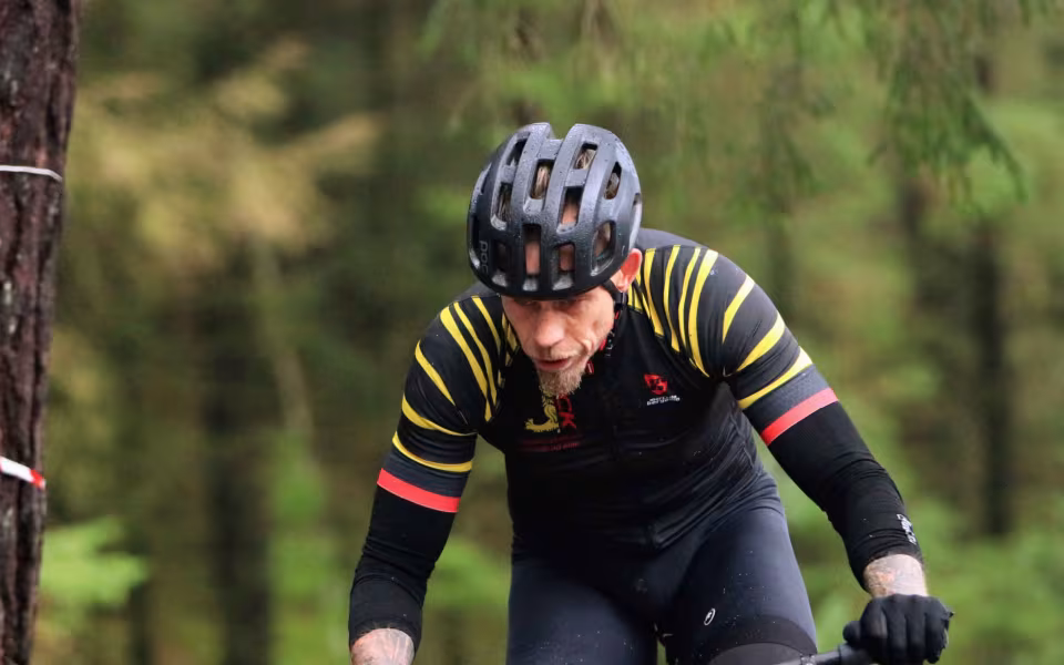 Mountainbike ryttere imponerede trods vådt vejr