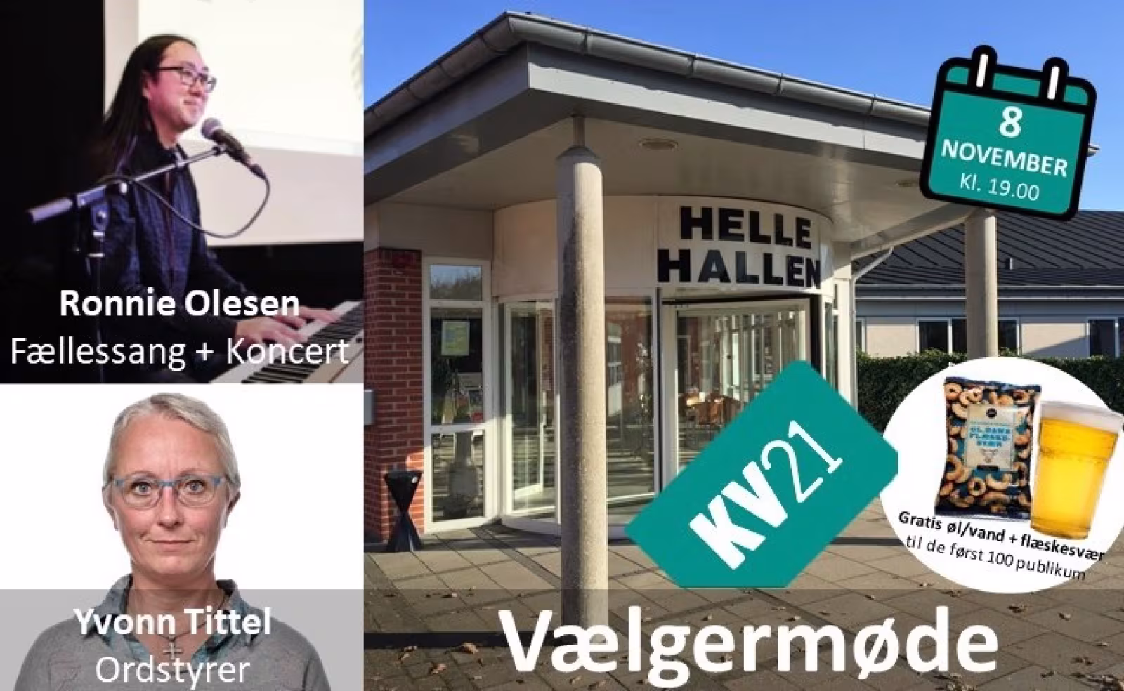 Kom endelig med til vores vælgermøde. Det bliver både spændende og hyggeligt. Det vil gøre dig klogere på, hvor du skal sætte dit kryds til valget...