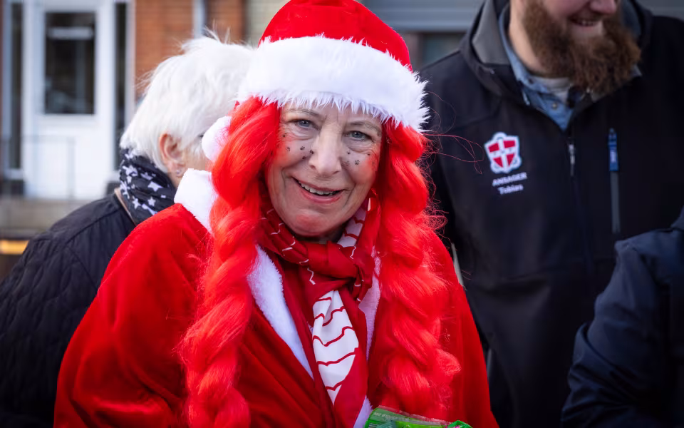 På jagt efter Julemanden i Ansager