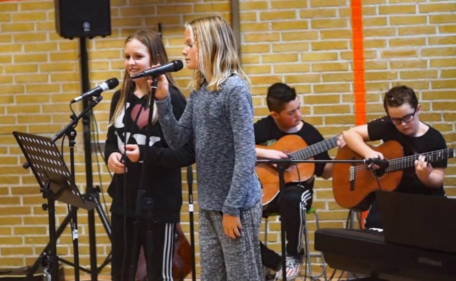 Fra Musik & Kreativitetscamp på Ansager skole efteråret 2016