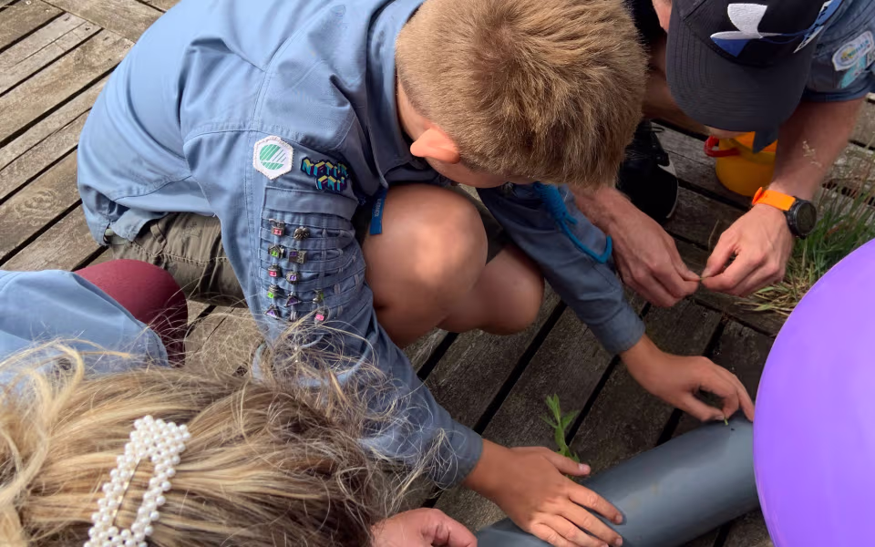 Ansager FDF på sommerlejr