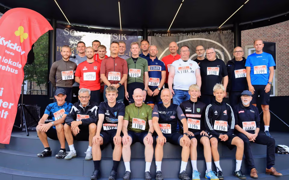 Sponsorløb skabte fest på torvet