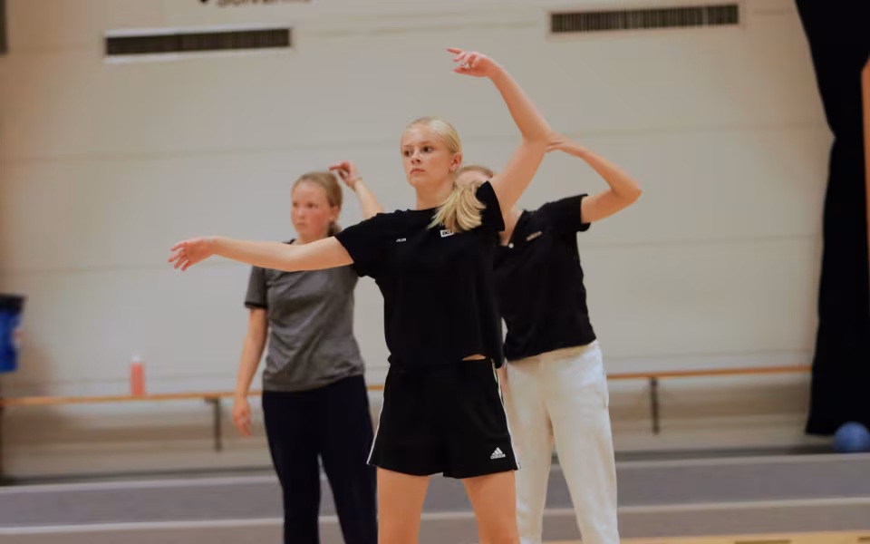 Juniortræningshold klar til sidste prøvetræning