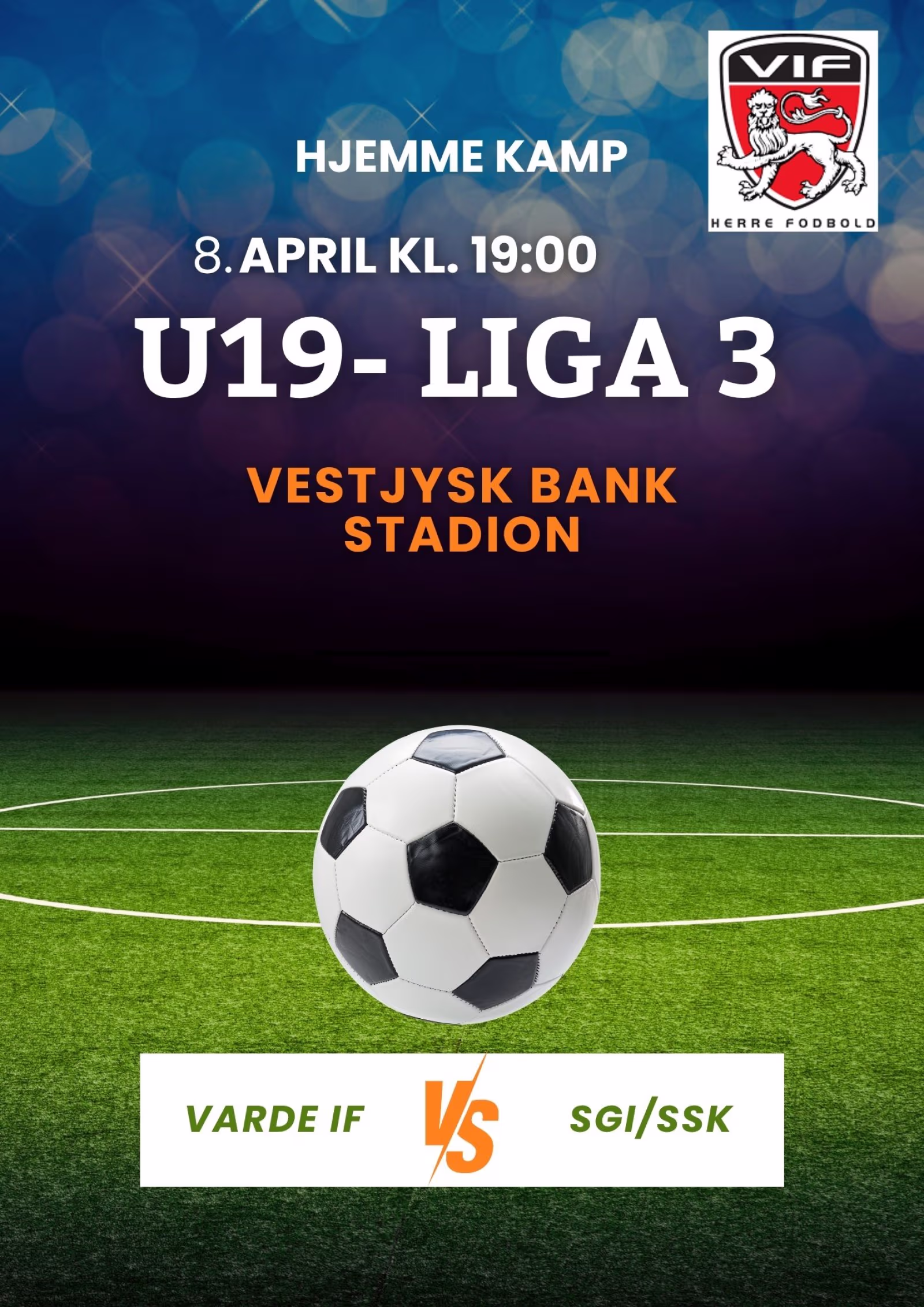 U 19 Liga 3 møder SGI/SSK
