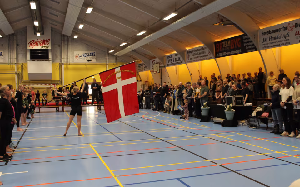 Gymnastikopvisning 2022 i Skovlund-Ansager Hallen