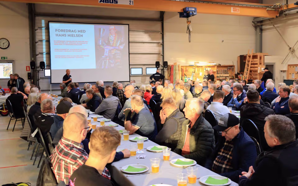 Inspirerende aften for sponsorer