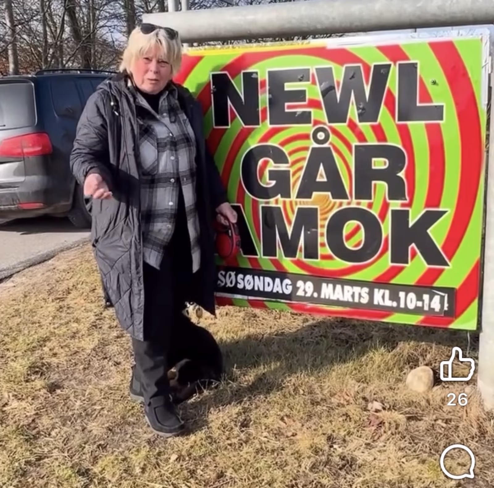 Newl går amok palmesøndag