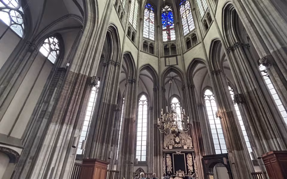 Onsdagens besøg ved St. Martin’s Cathedral i Utrecht – en imponerende og smuk oplevelse, vi alle nød