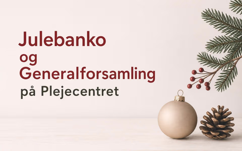 Julebanko og Generalforsamling på Plejecentret