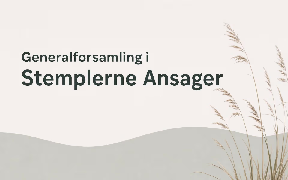Generalforsamling i Stemplerne Ansager