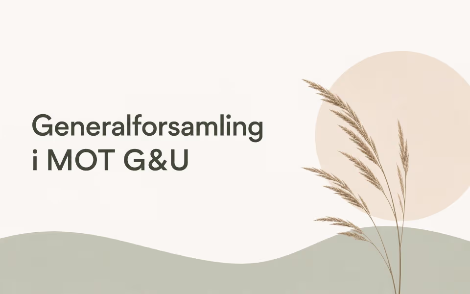 Generalforsamling i MOT G&U