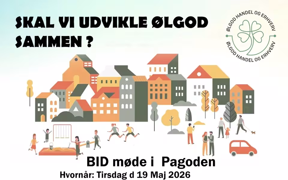 BID-møde i Pagoden, skal vi udvikle Ølgod sammen.