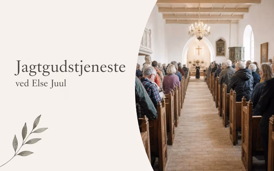 Jagtgudstjeneste ved Else Juul