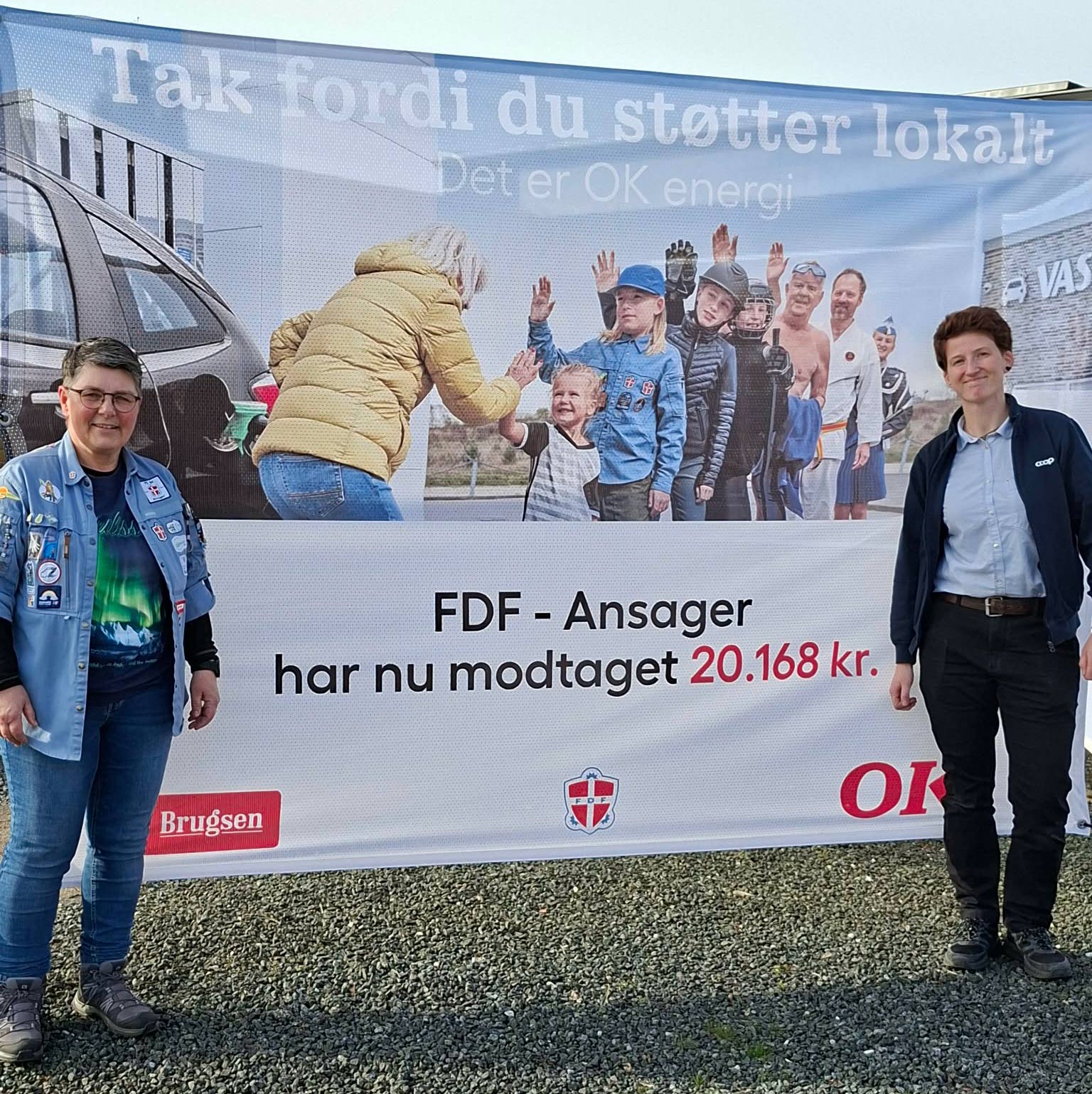 FDF Ansager får vigtig lokal støtte