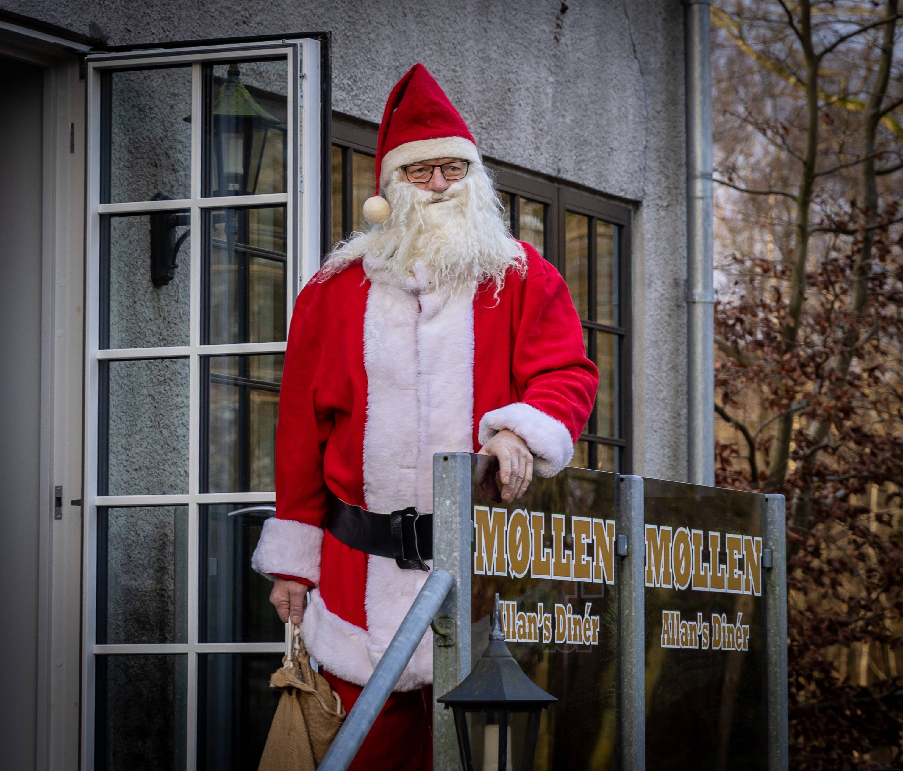 På jagt efter Julemanden i Ansager