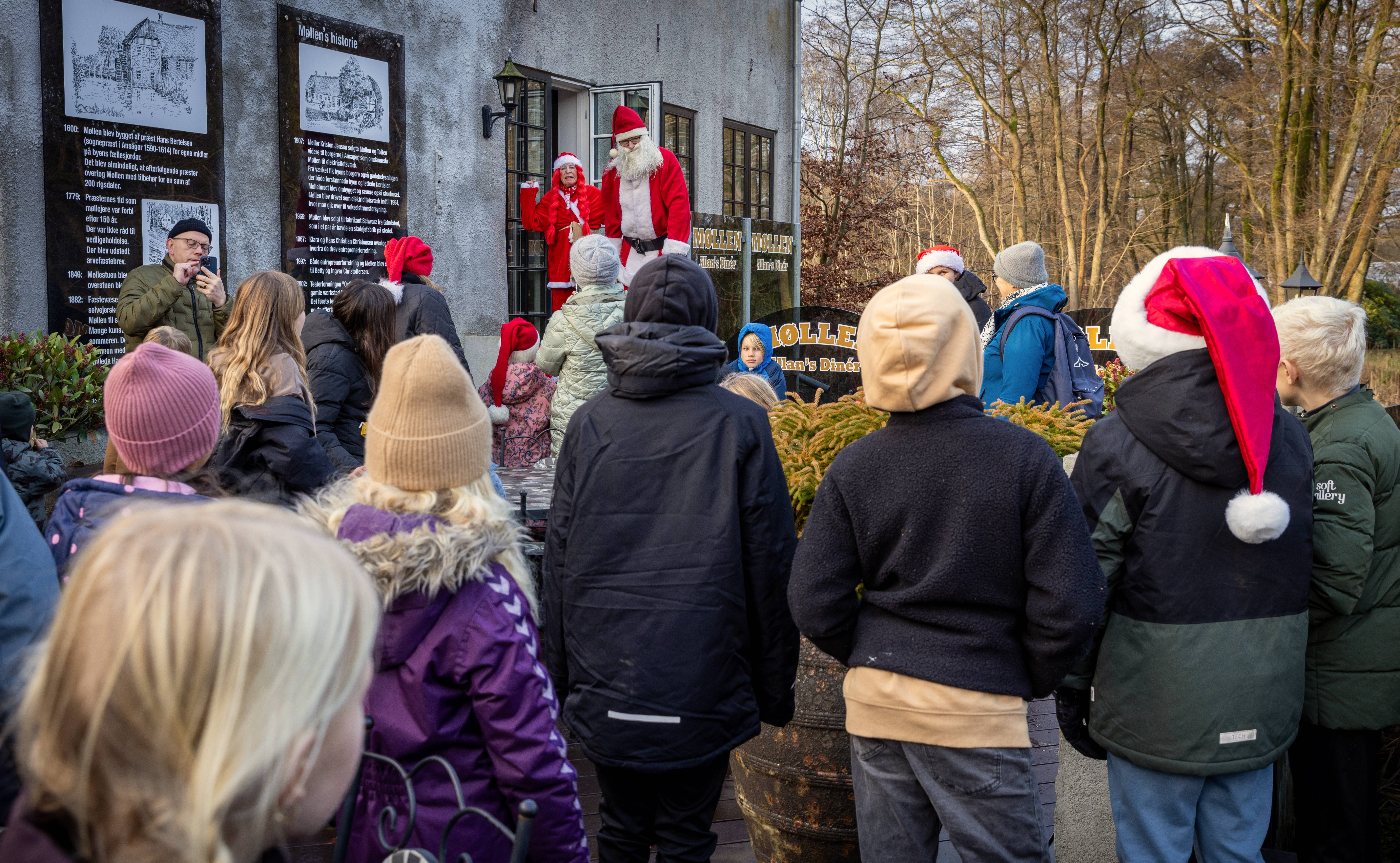På jagt efter Julemanden i Ansager