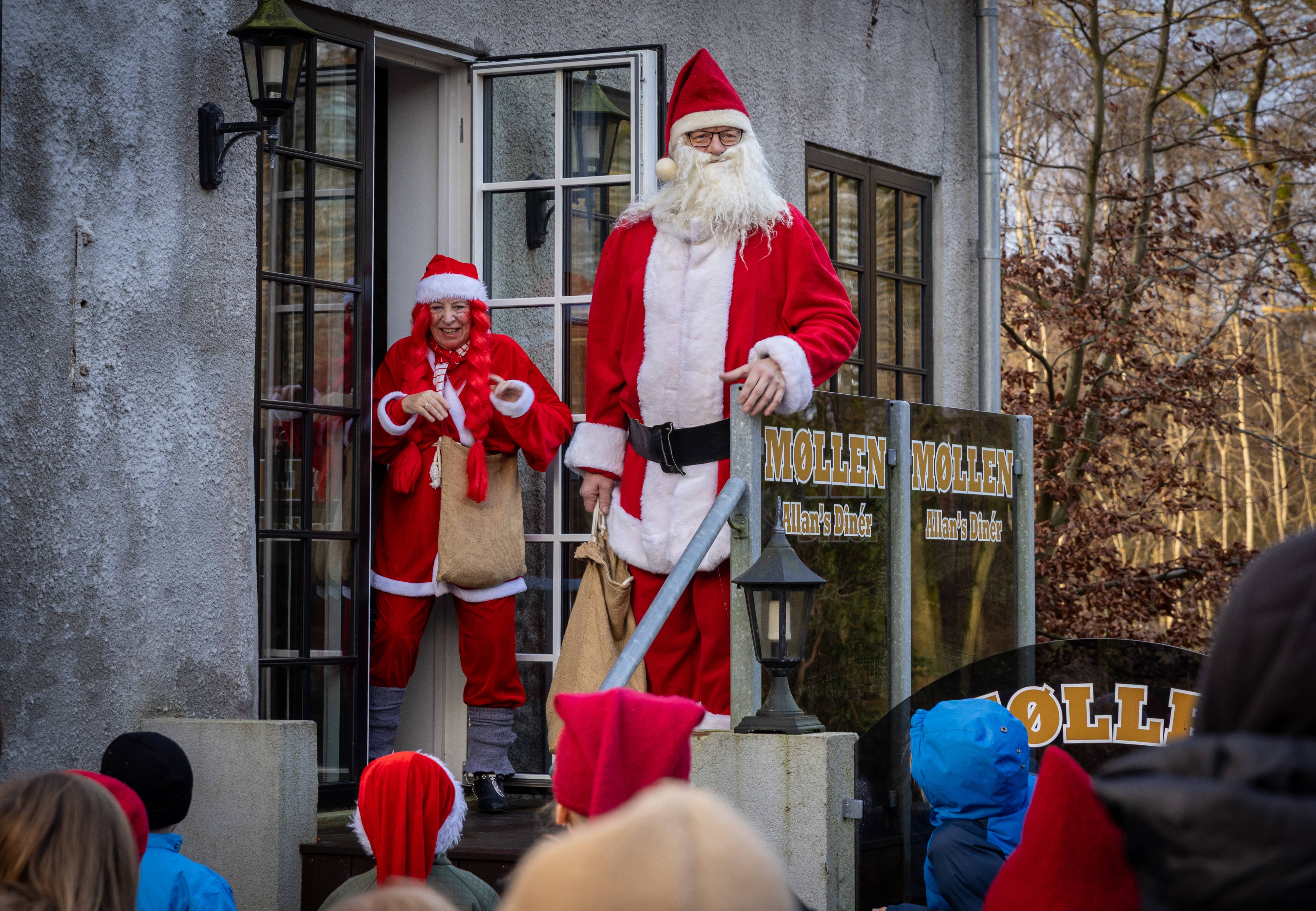 På jagt efter Julemanden i Ansager