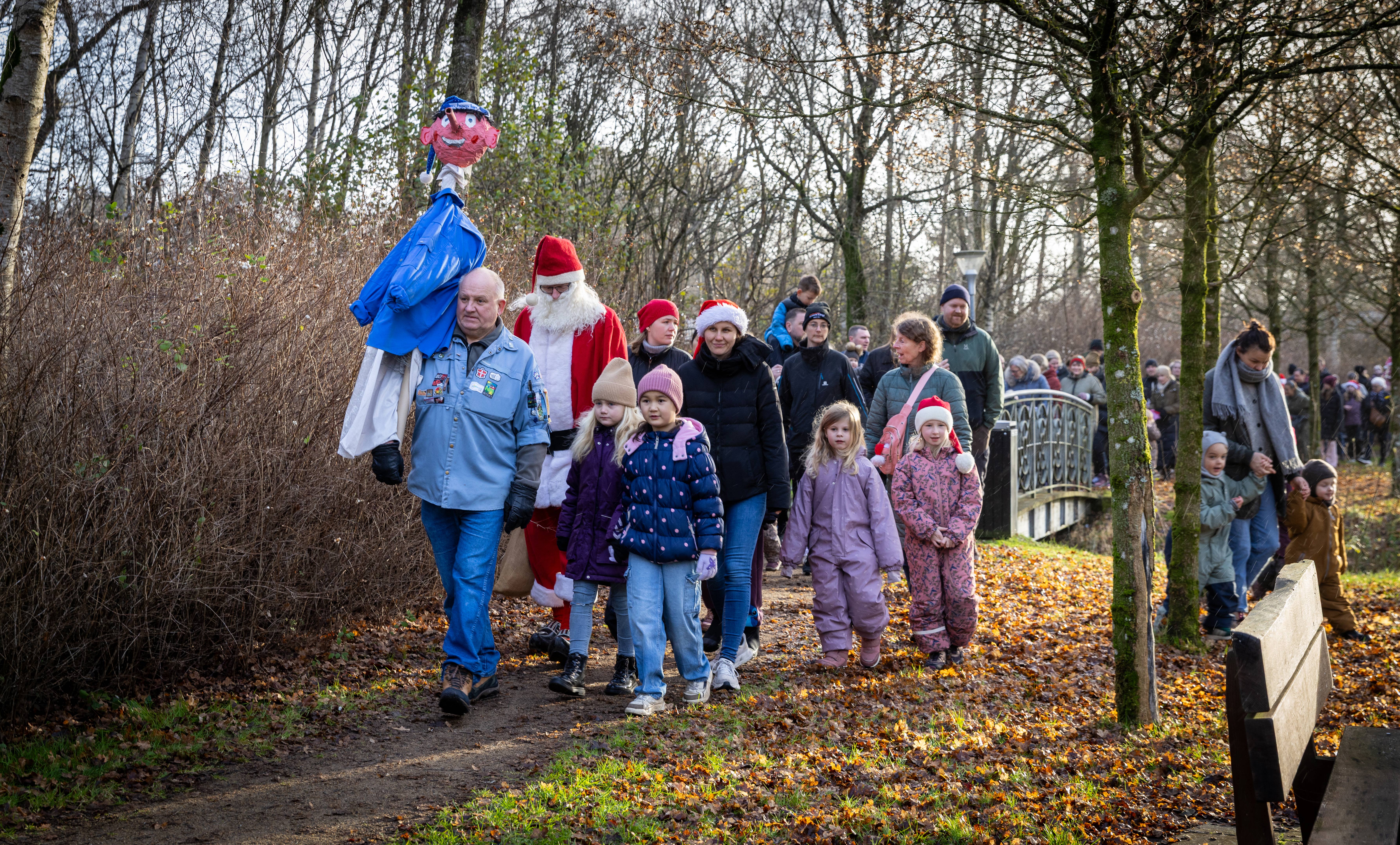 På jagt efter Julemanden i Ansager