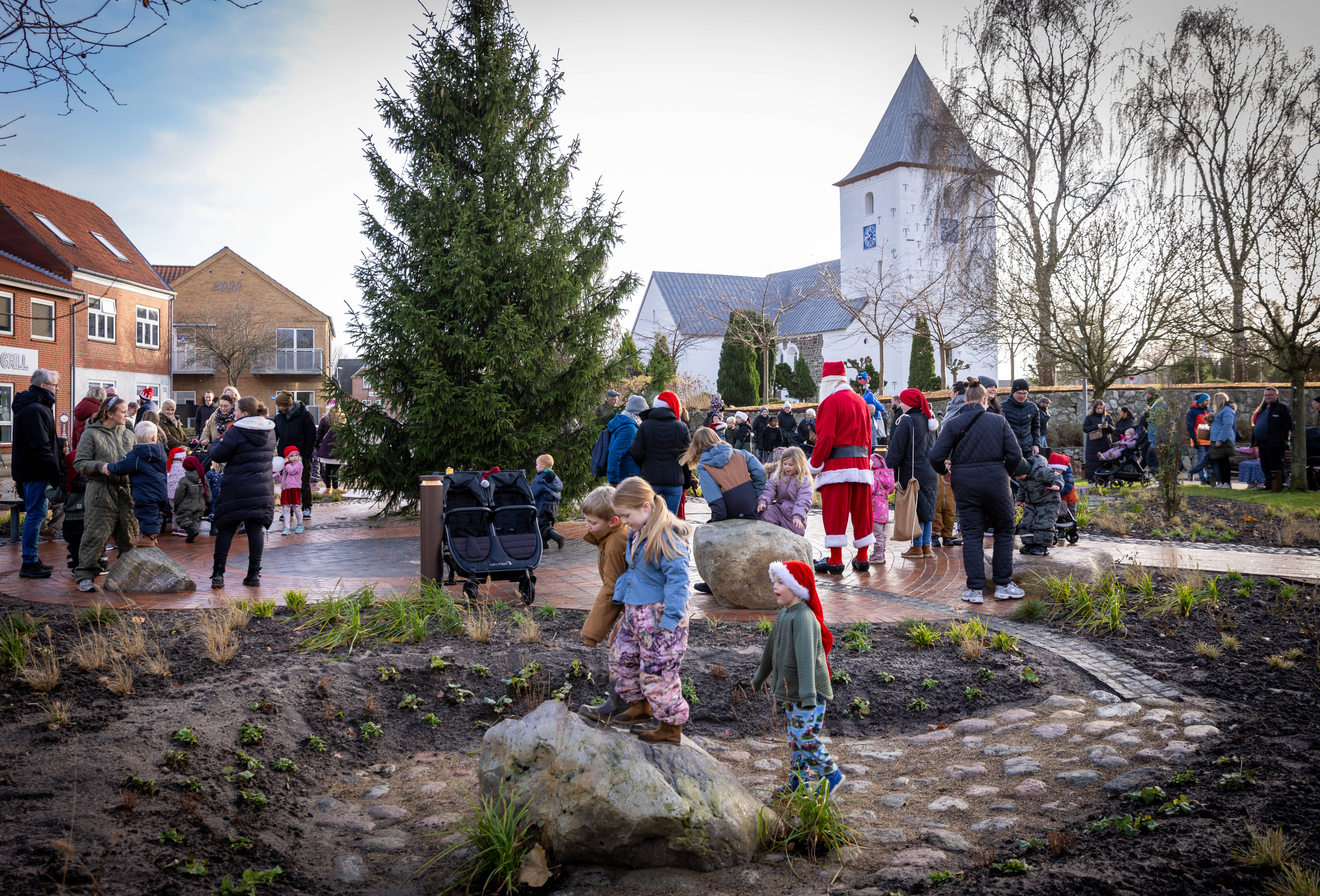 På jagt efter Julemanden i Ansager