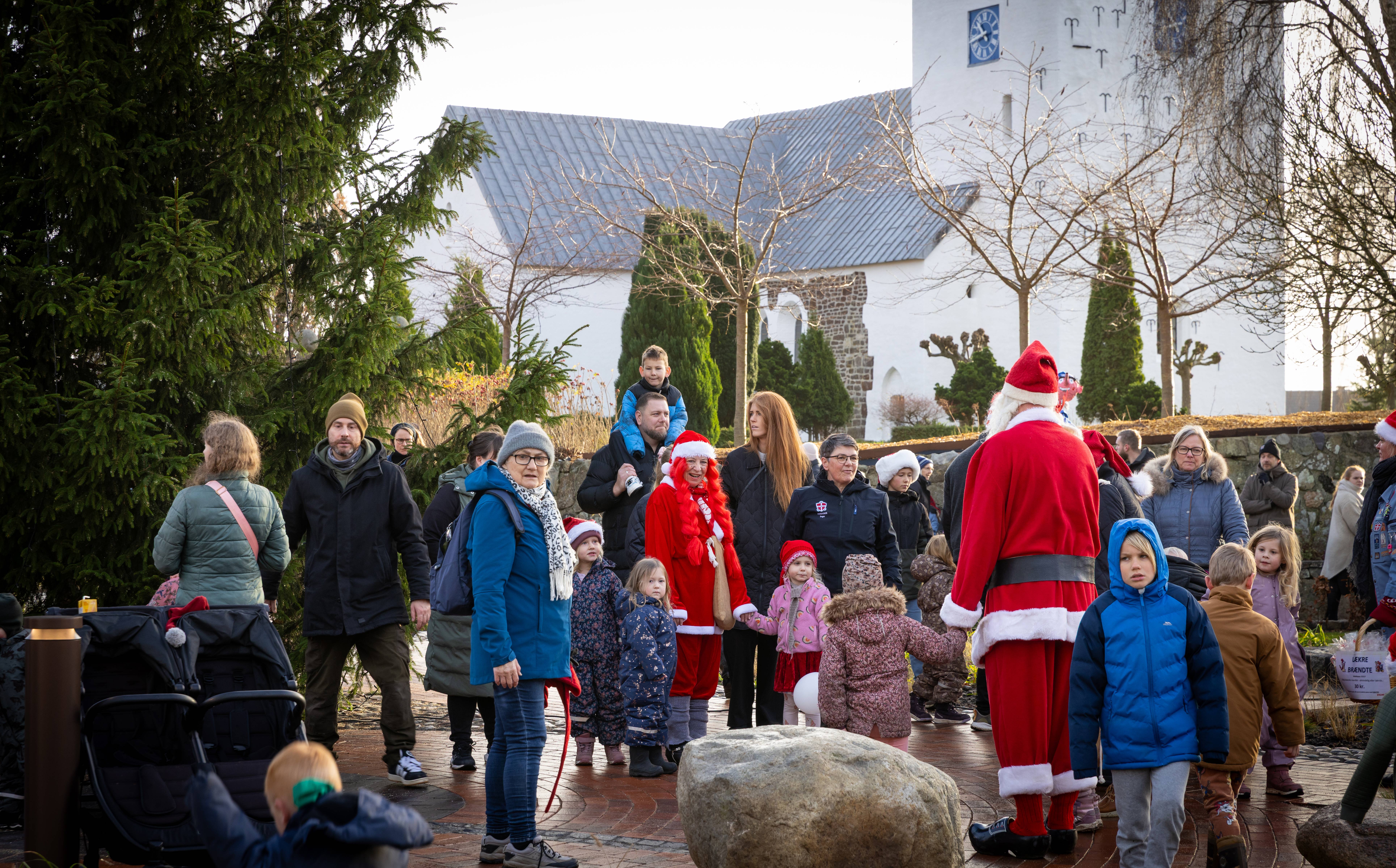På jagt efter Julemanden i Ansager