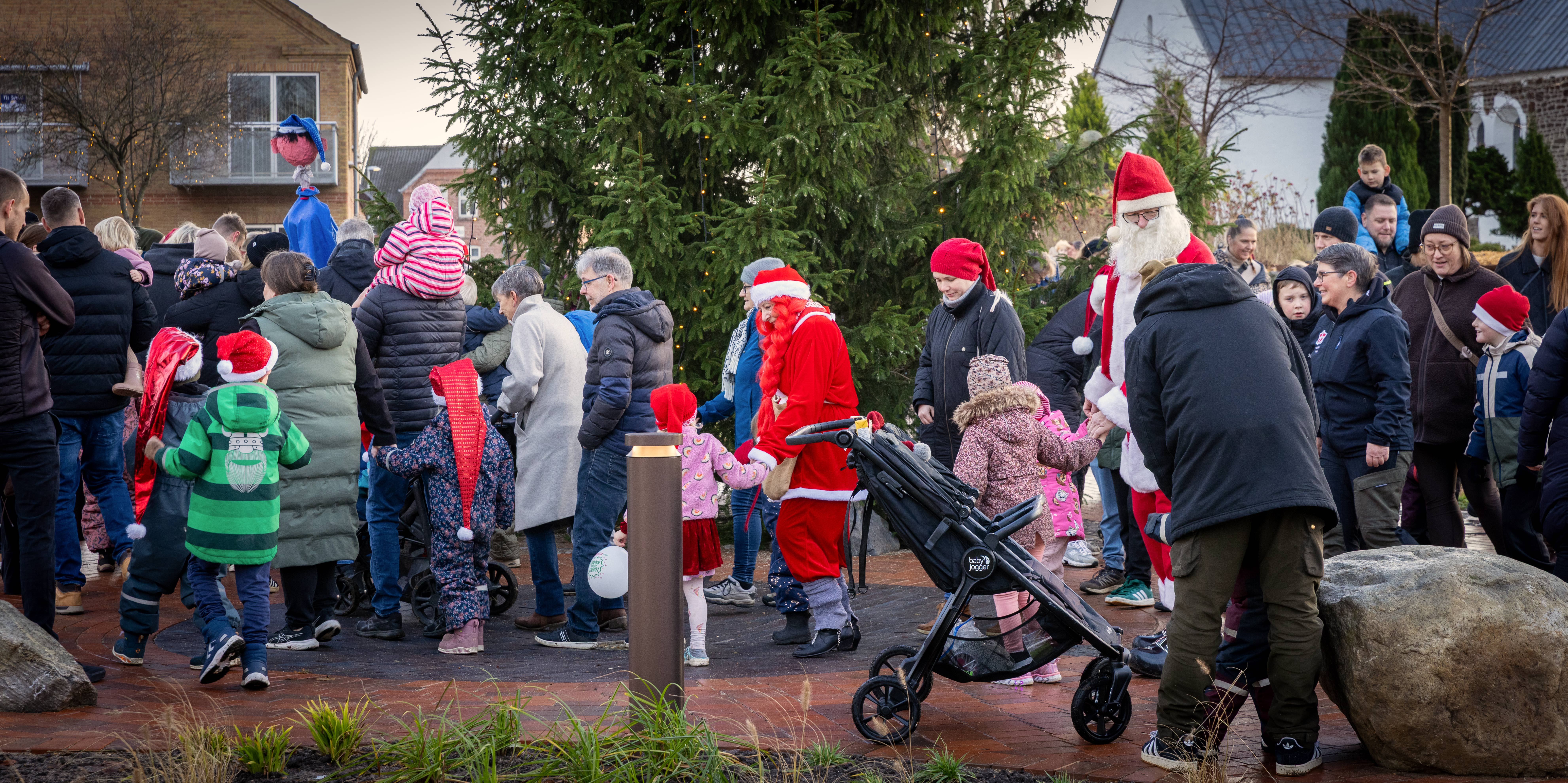 På jagt efter Julemanden i Ansager