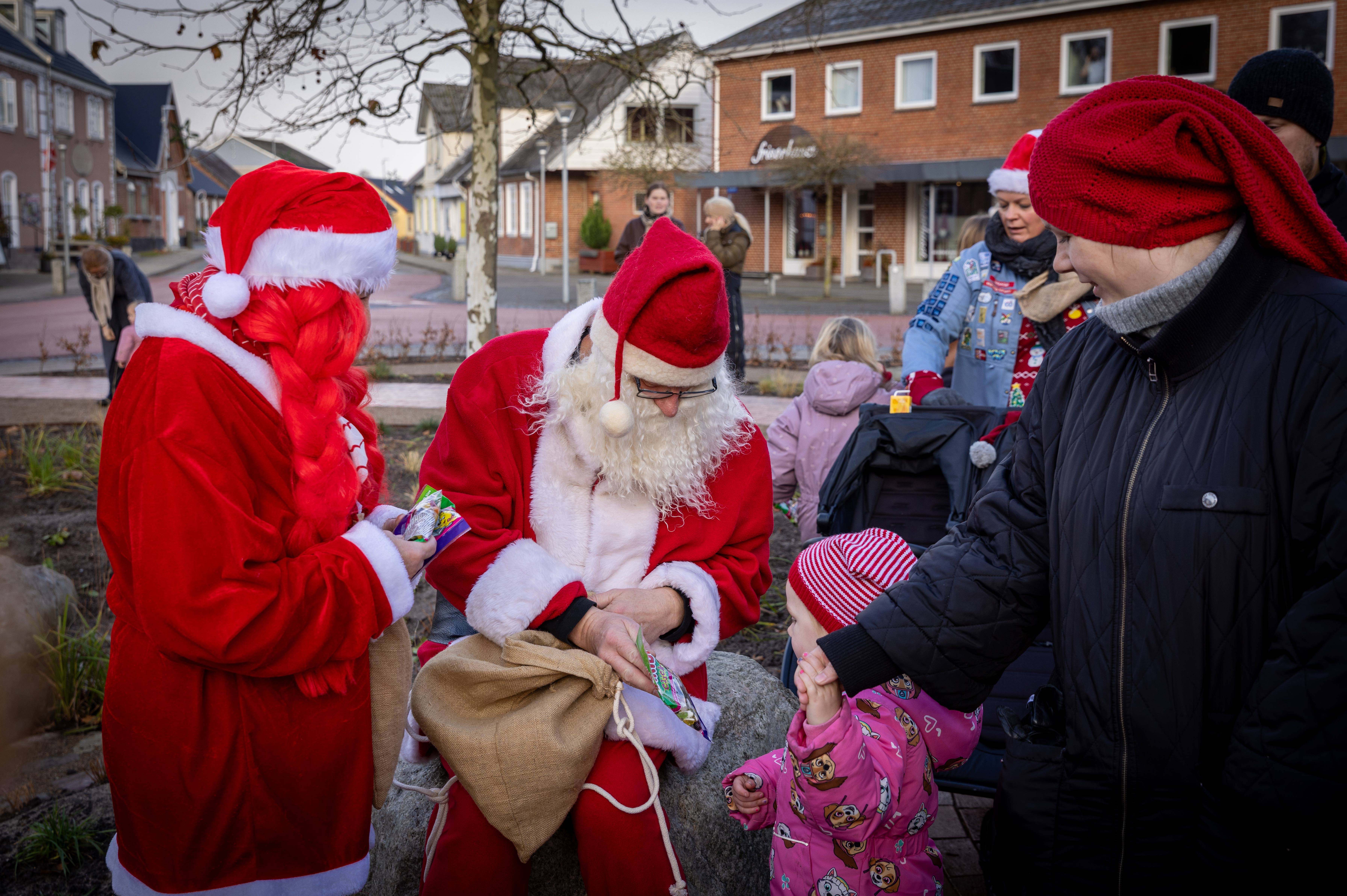På jagt efter Julemanden i Ansager