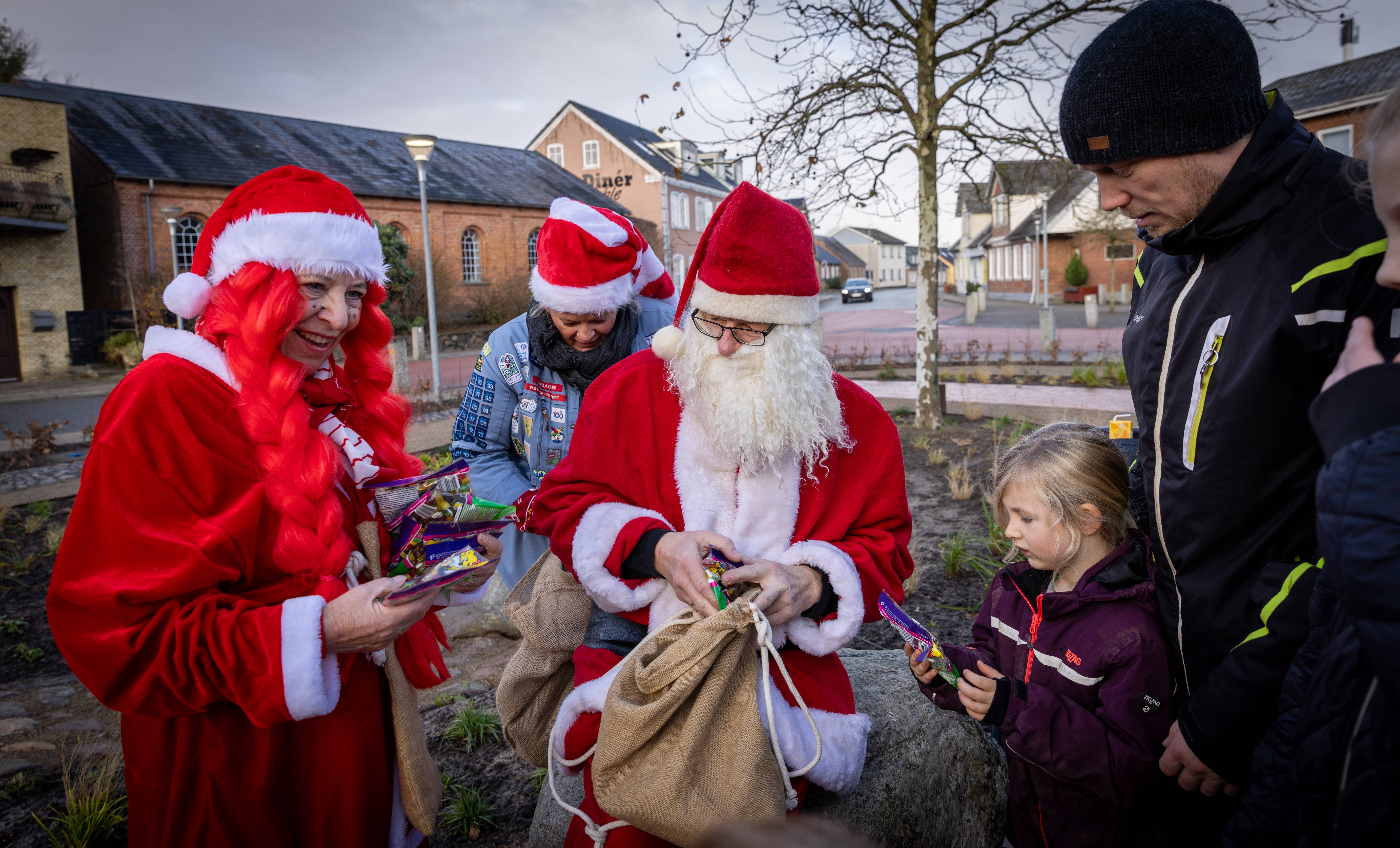 På jagt efter Julemanden i Ansager