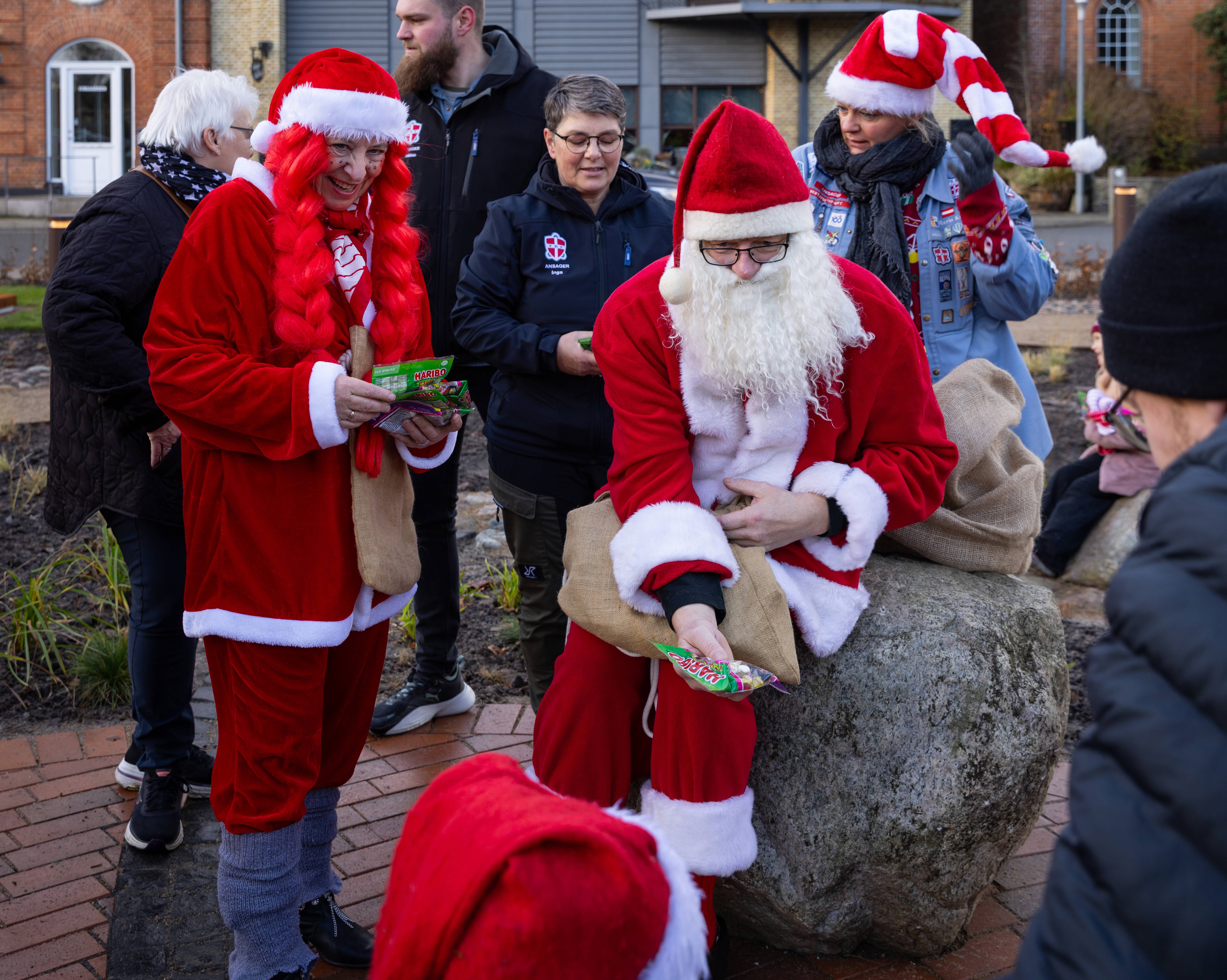 På jagt efter Julemanden i Ansager