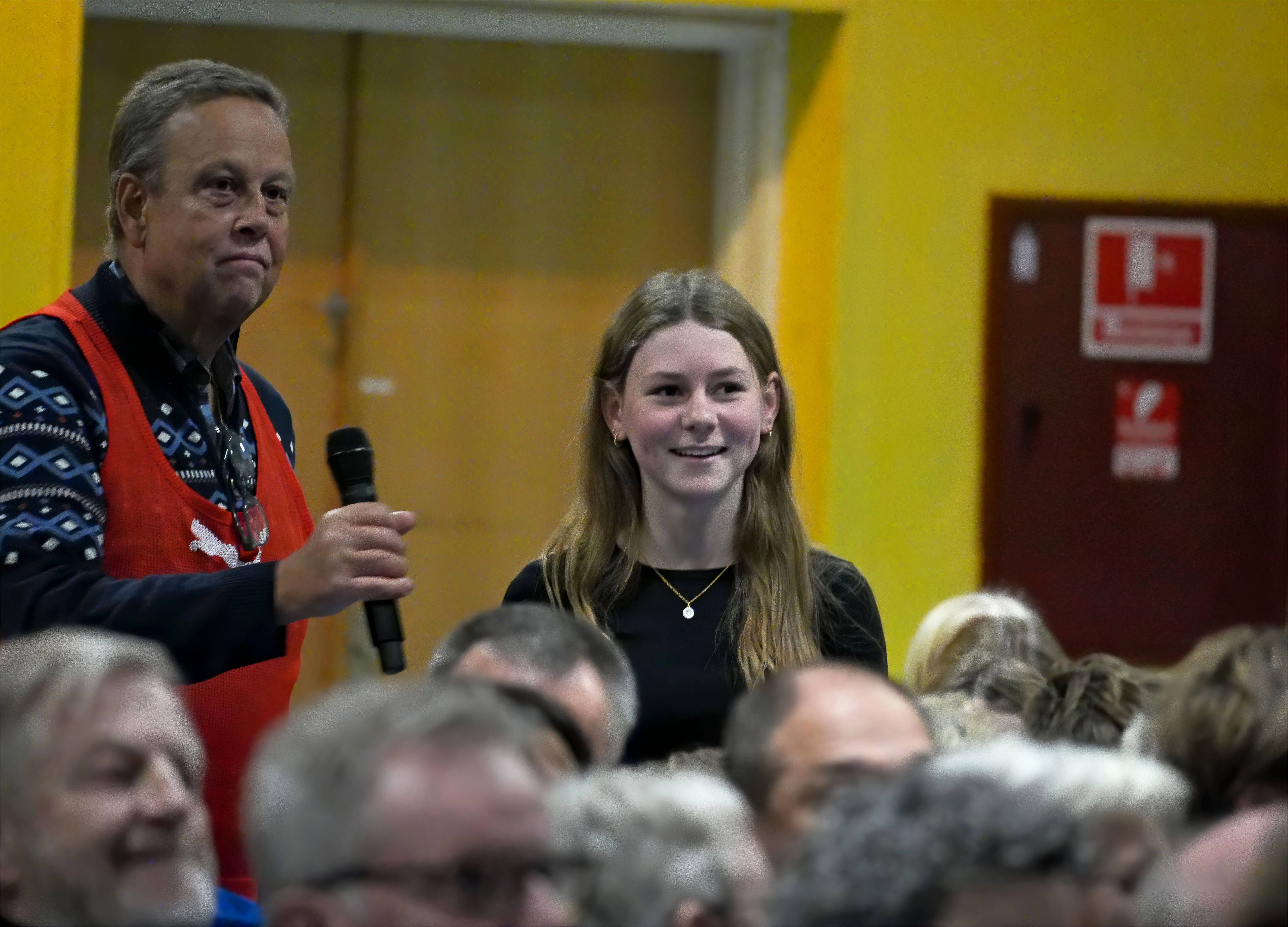 Astronaut Andreas Mogensen fangede publikums opmærksomhed med sine historier om livet i rummet
