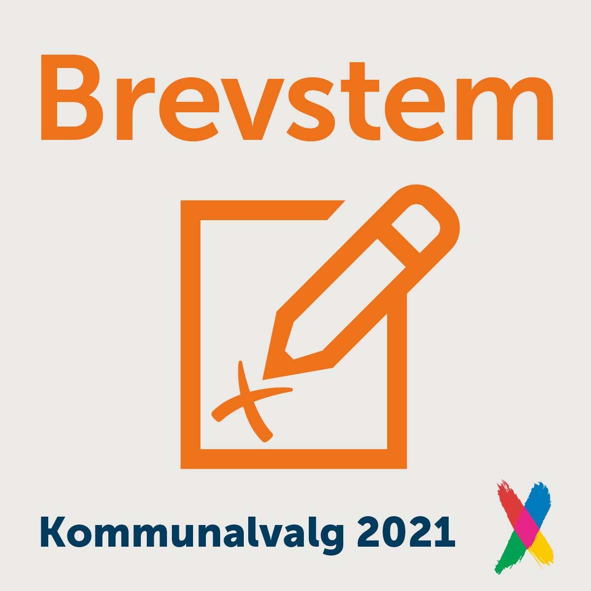 Brevstem til kommunal- og regionsvalget 2021