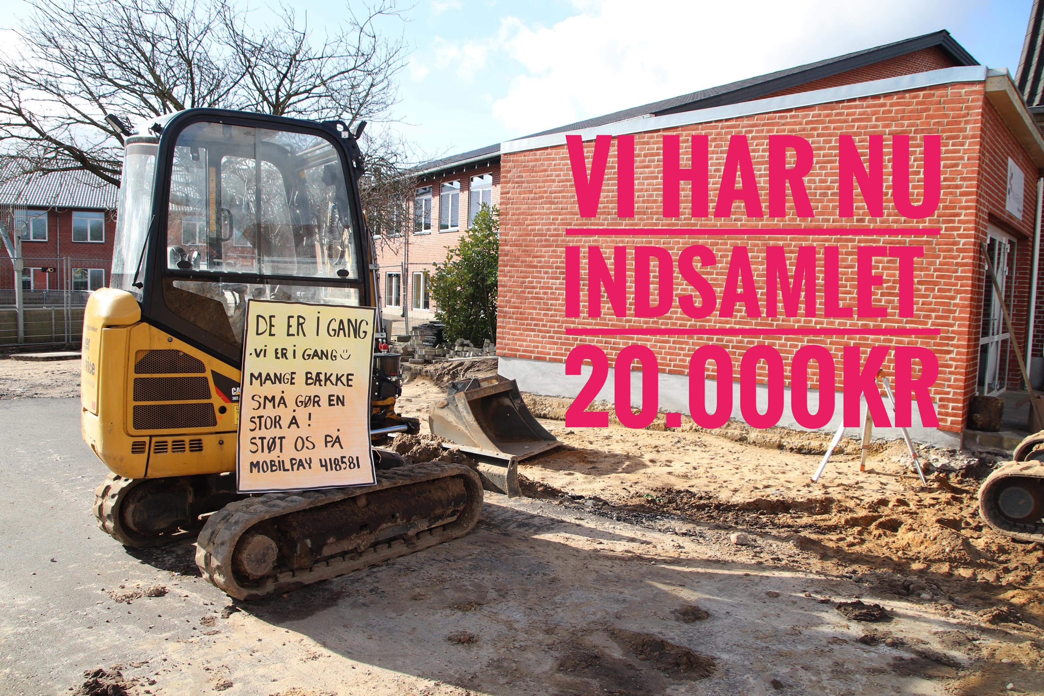 Indsamling til legeplads ved skolen