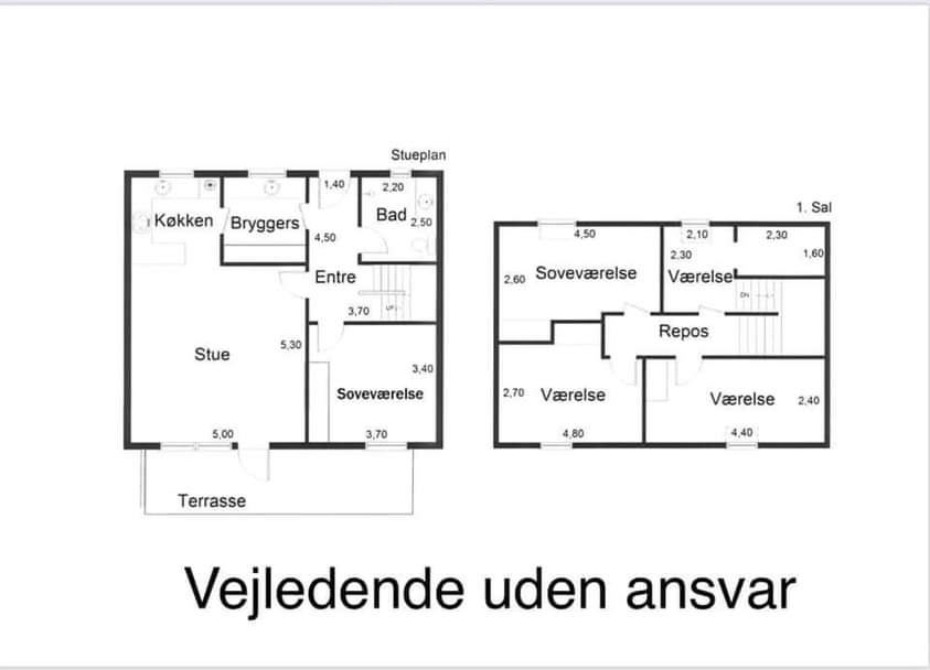 Hus på 119 m2 med 5 værelser udlejes i Ansager