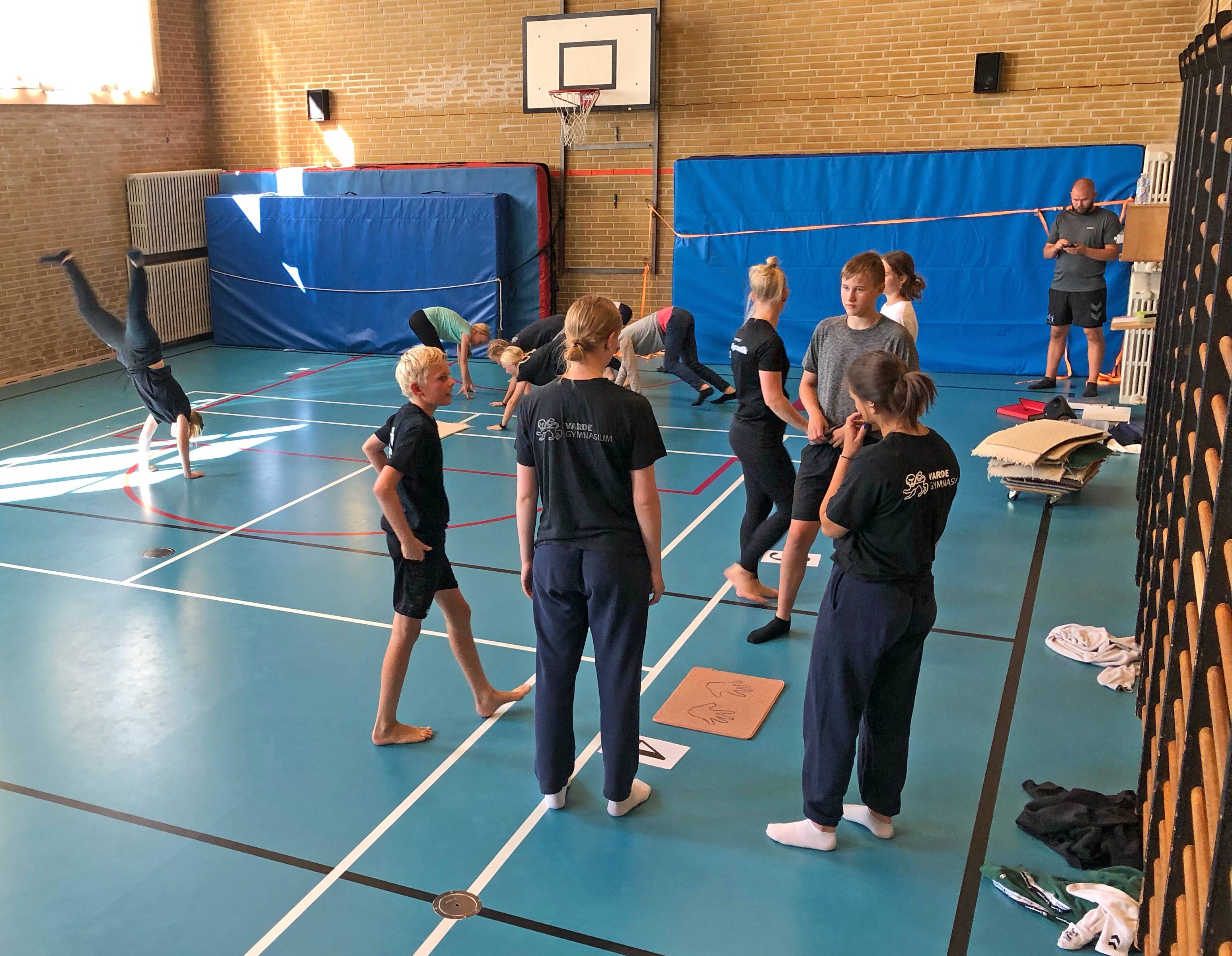 Ledere og trænere til den kommende gymnastiksæson var søndag på kursus på Ansager Skole