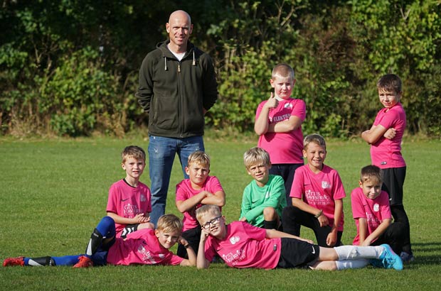 Skovlund/Ansager U9 drenge mødte Krogager B på Skovlund Stadion søndag den 25. september 2022