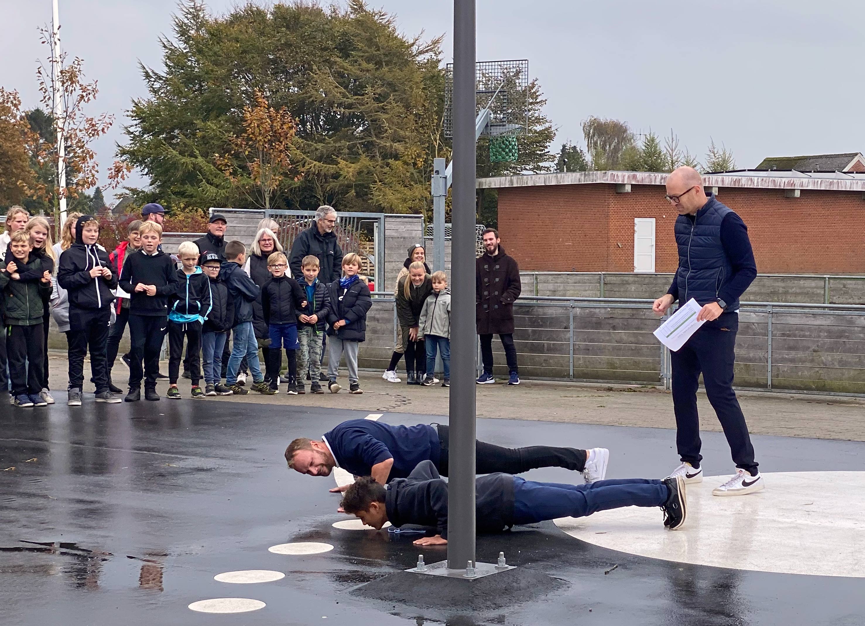Ansager skoles nye lærings- og legeplads er officielt indviet