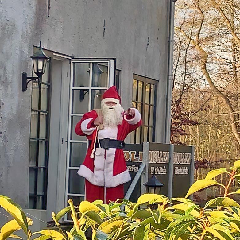 Jul på halvt blus