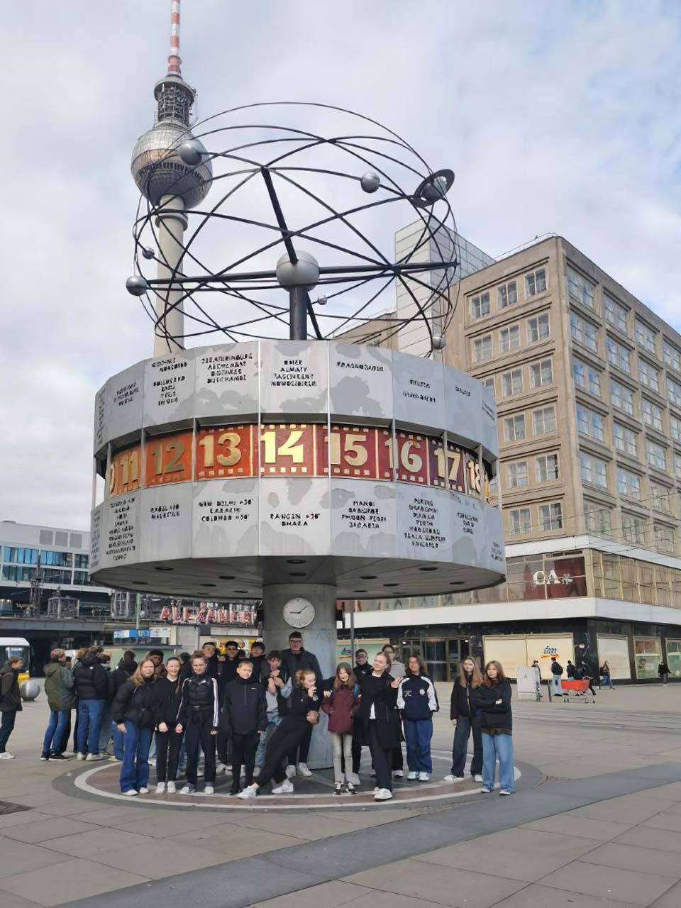 8. klasse på lejrskole til Berlin.