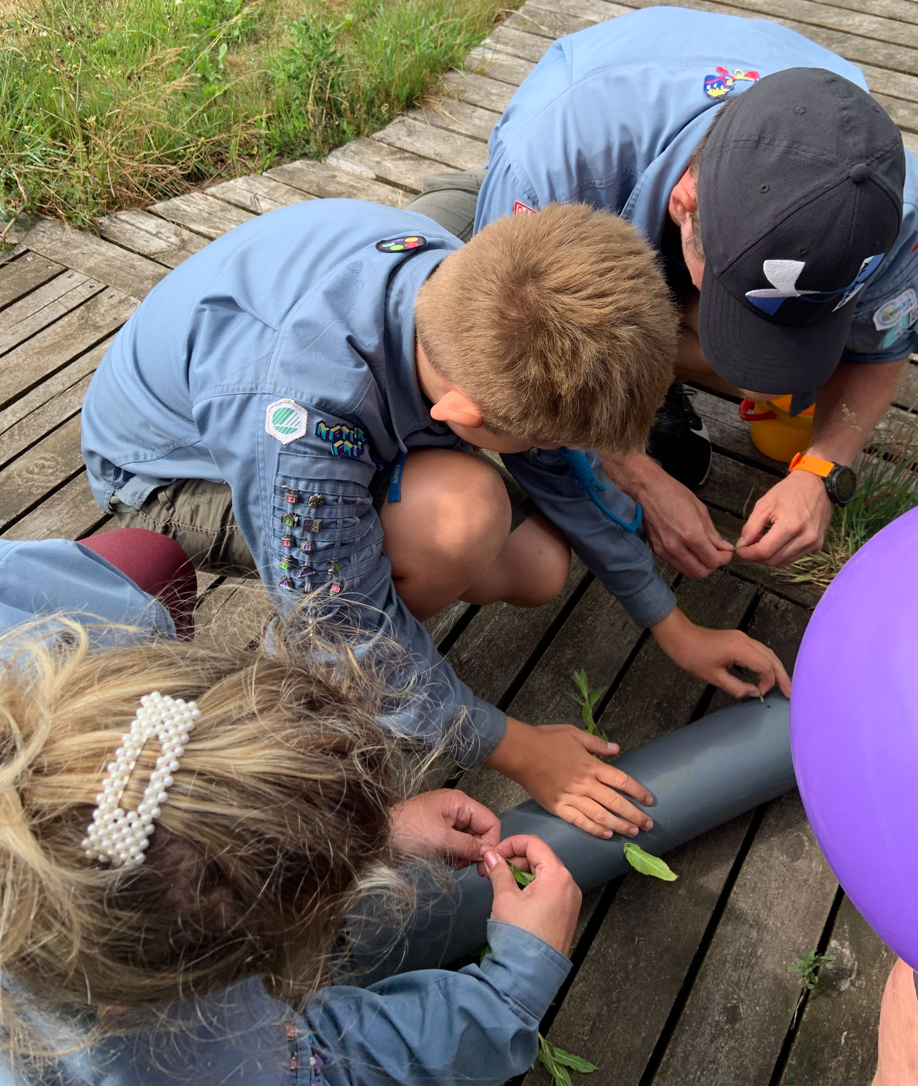 Ansager FDF på sommerlejr