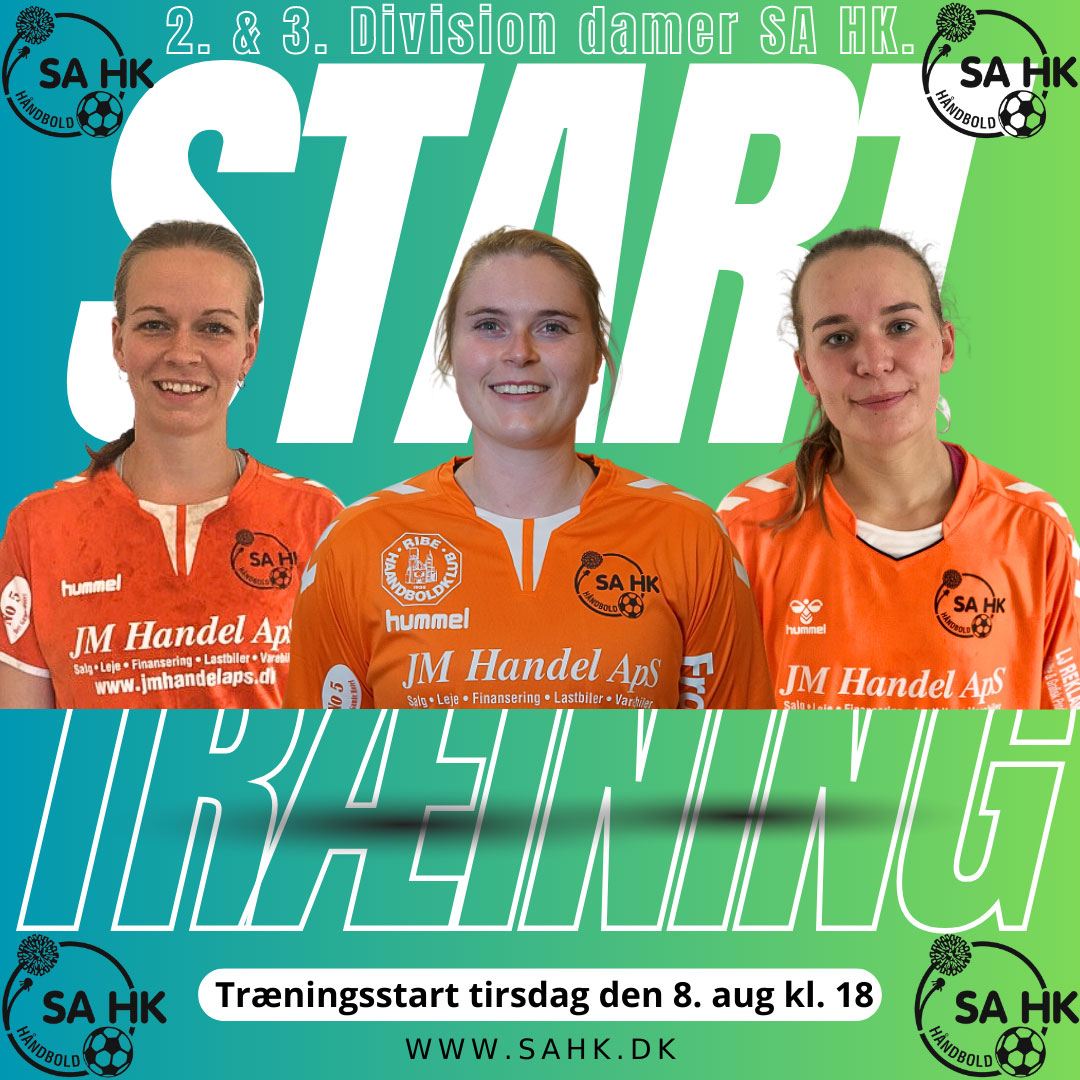 Træningsstart for Senior Dame-håndbold