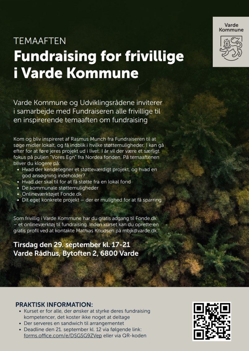 Gratis temaaften om fundraising for frivillige