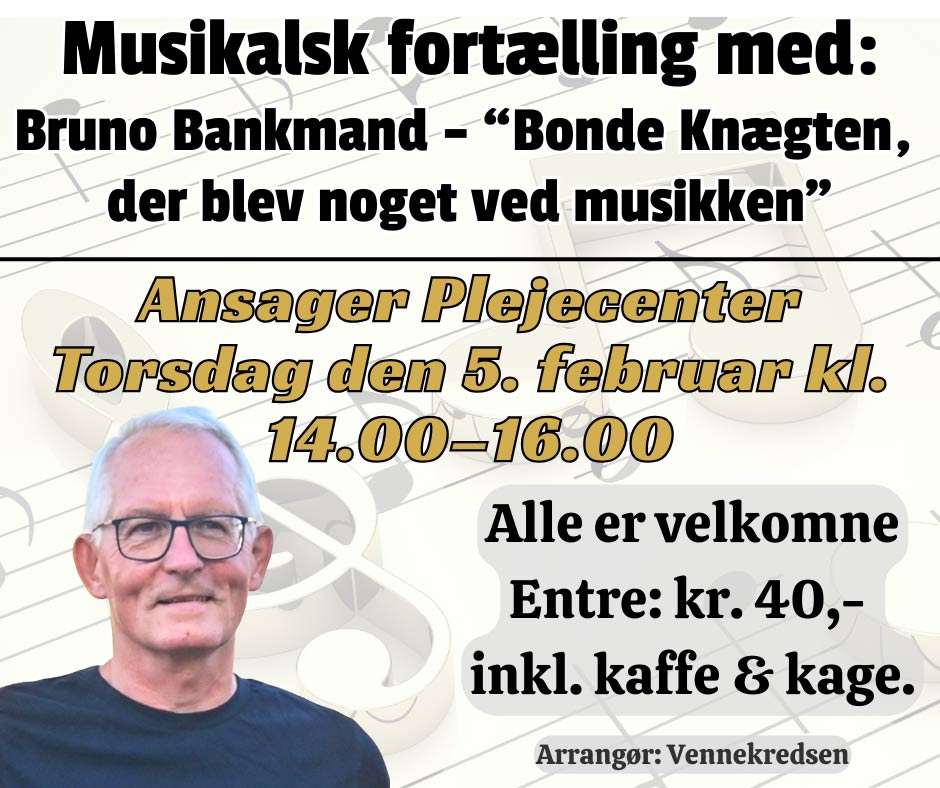 Musikalsk fortælling på Plejecentret
