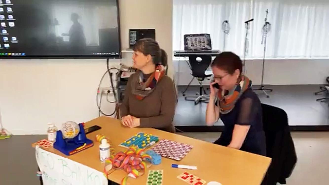Online bankospil på Kvie Sø Efterskole