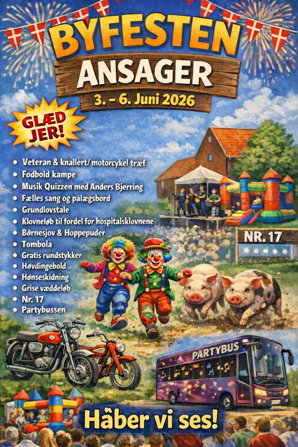 Byfesten i Ansager klar til juni