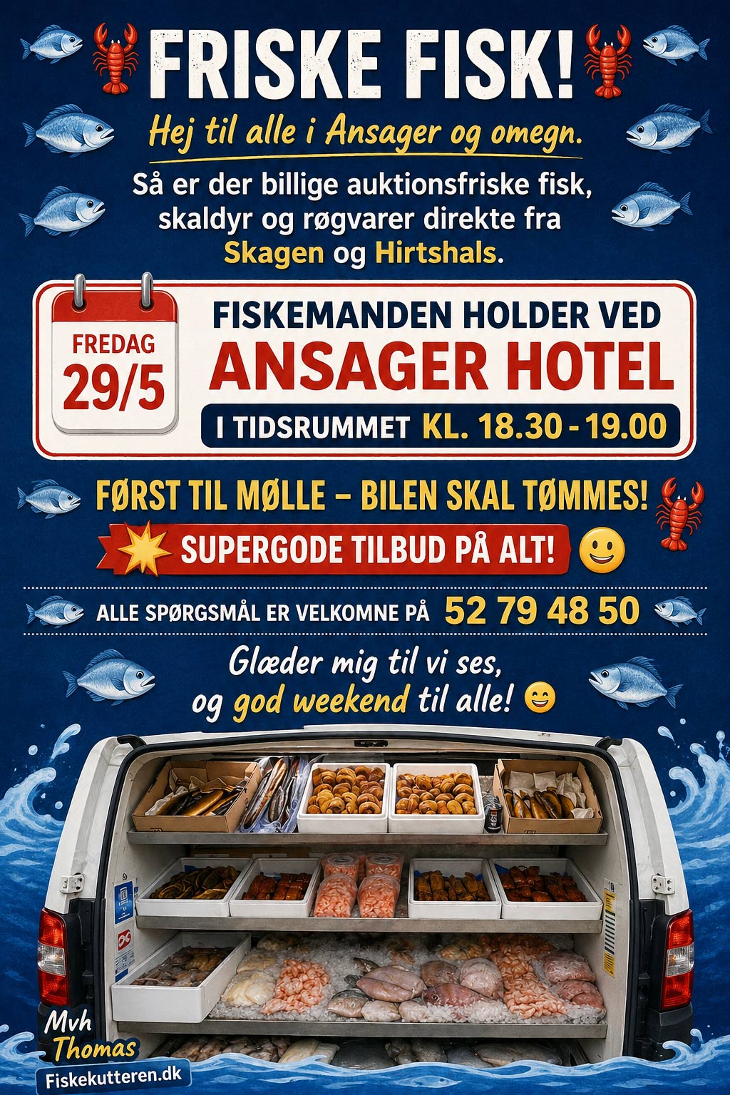 Fiskemanden vender tilbage til Ansager