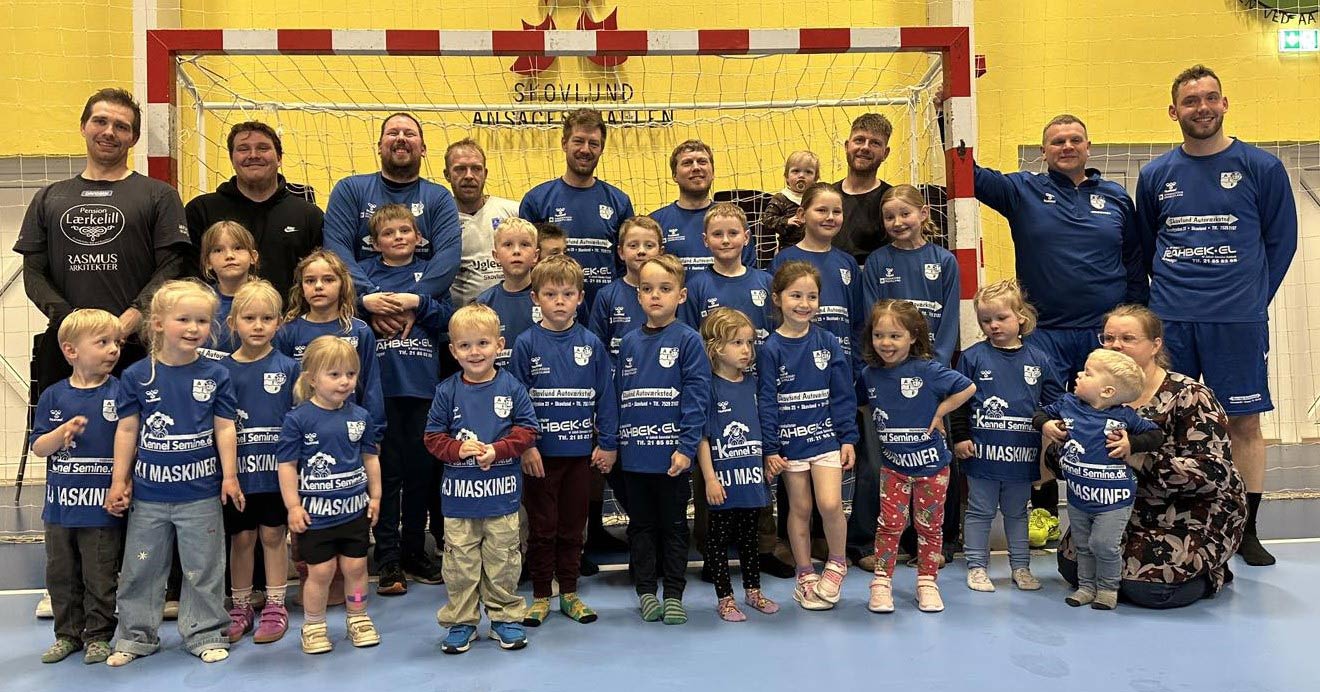 Børn løber for AIF Håndbold