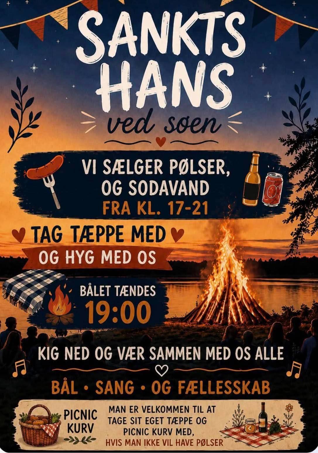Sankt Hans i Ansager Søpark 2026